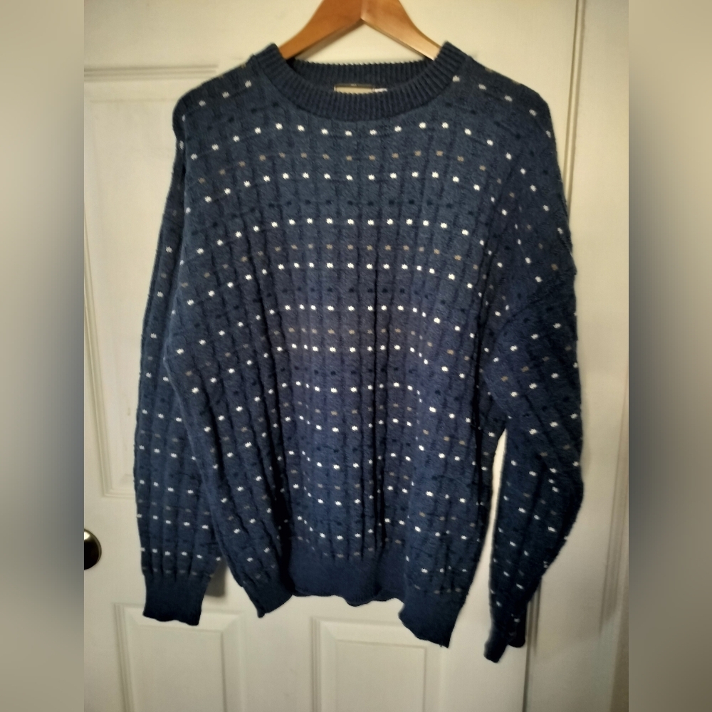 Vintage 80's Classic Country Blue Crewneck Sweater XL